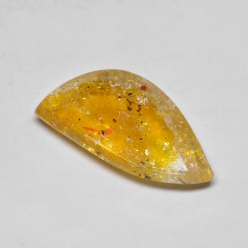 Cuarzo con marcasita multicolor natural de 4,65 ct, forma elegante, translúcido