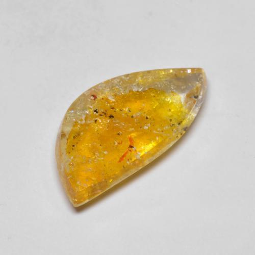 Cuarzo con marcasita multicolor natural de 4,65 ct, forma elegante, translúcido