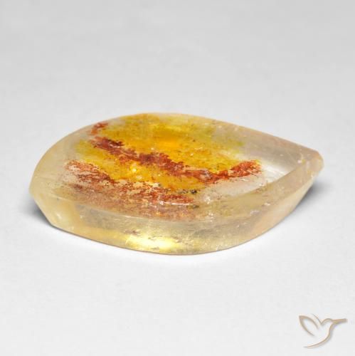 Cuarzo con marcasita Multicolor natural de 14.09 ct, Elegante, Transparente