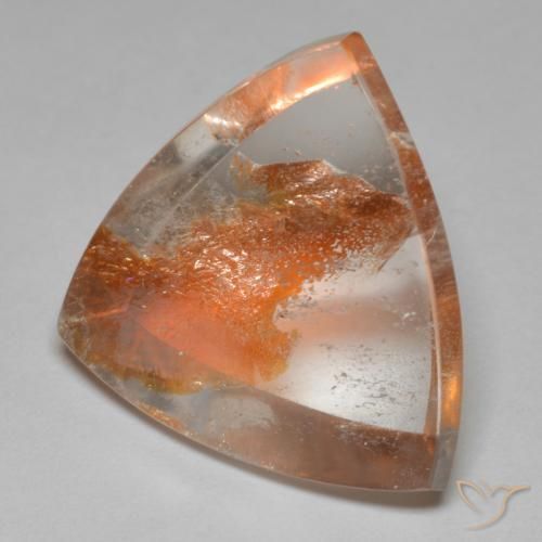 Cuarzo con marcasita Multicolor natural de 17.86 ct, Trillón, Transparente
