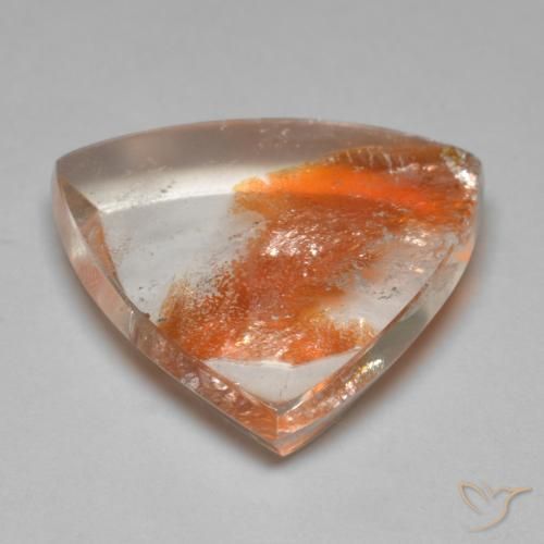 Cuarzo con marcasita Multicolor natural de 17.86 ct, Trillón, Transparente
