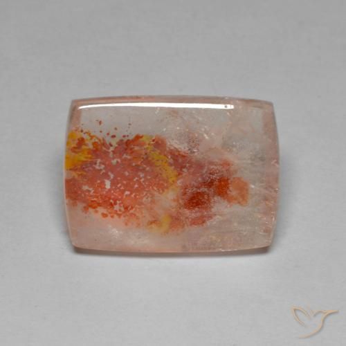 9.82ct Natural Multicolor Cuarzo con marcasita, Corte Baguette, Transparente