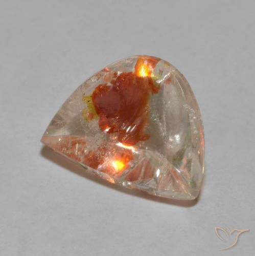 Cuarzo con marcasita Multicolor natural de 5.59 ct, Elegante, Transparente