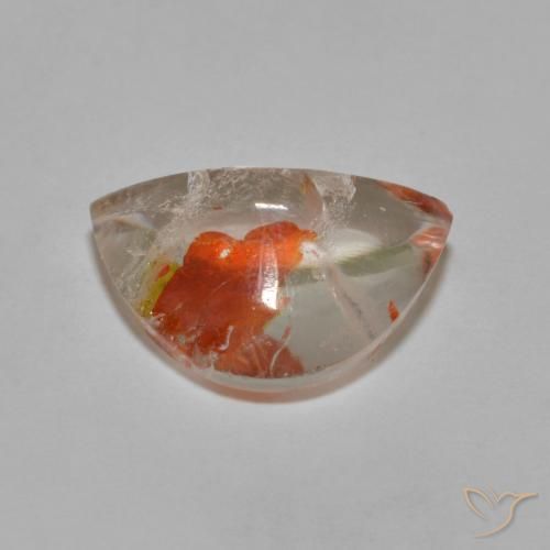 Cuarzo con marcasita Multicolor natural de 5.59 ct, Elegante, Transparente