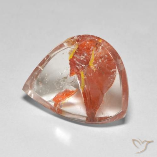 Cuarzo con marcasita Multicolor natural de 8.89 ct, Elegante, Transparente