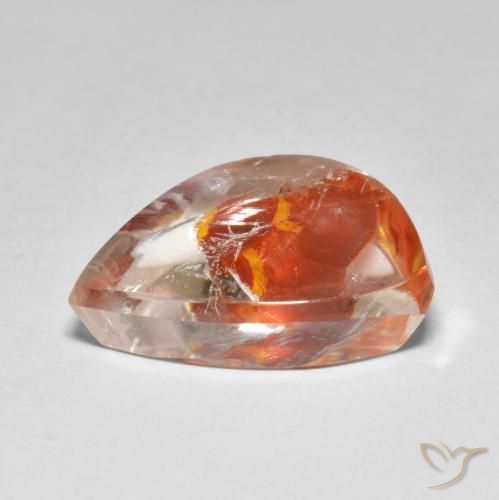 Cuarzo con marcasita Multicolor natural de 8.89 ct, Elegante, Transparente