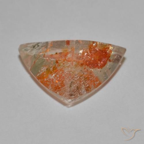 Cuarzo con marcasita Multicolor natural de 7.67 ct, Trillón, Transparente