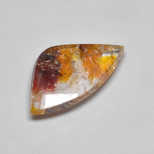 Cuarzo con marcasita Multicolor natural de 7.70 ct, Forma elegante, Transparente