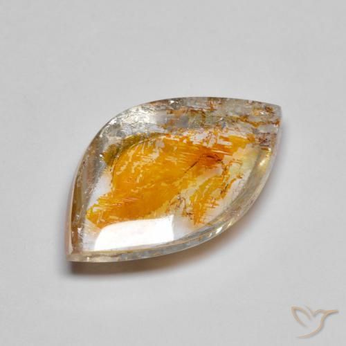 Cuarzo con marcasita Multicolor natural de 9.60 ct, Elegante, Transparente