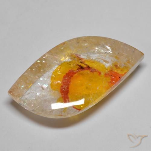 Cuarzo con marcasita Multicolor natural de 26.91 ct, Elegante, Transparente