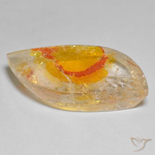 Cuarzo con marcasita Multicolor natural de 26.91 ct, Elegante, Transparente
