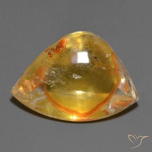 14.92ct Natural Multicolor Cuarzo con marcasita, Elegante, Transparente