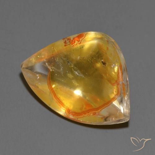 Cuarzo con marcasita Multicolor natural de 14.92 ct, Elegante, Transparente