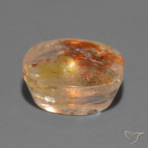 Cuarzo con marcasita Multicolor natural de 11.47 ct, Forma Cojín, Transparente