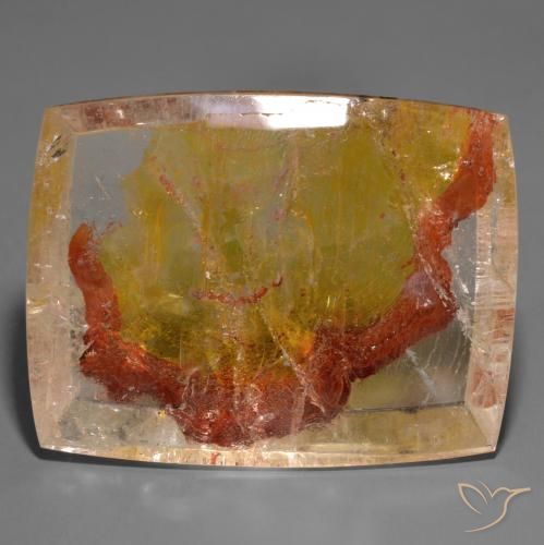 162.38ct Natural Multicolor Cuarzo con marcasita, Corte Baguette, Transparente