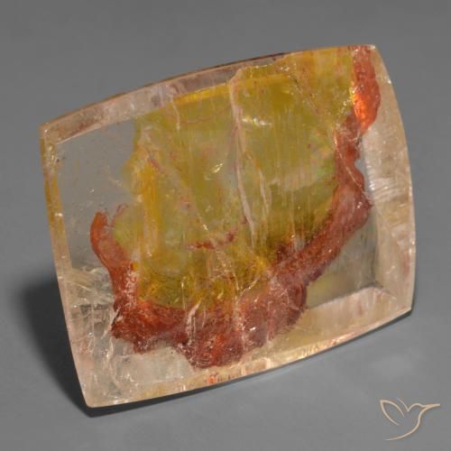 Cuarzo con marcasita Multicolor natural de 162.38 ct, Corte Baguette, Transparente
