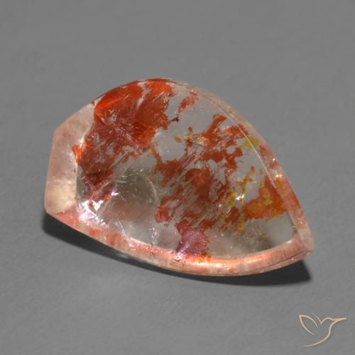 13.13ct Natural Multicolor Cuarzo con marcasita, Elegante, Transparente
