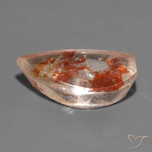 Cuarzo con marcasita Multicolor natural de 13.13 ct, Elegante, Transparente