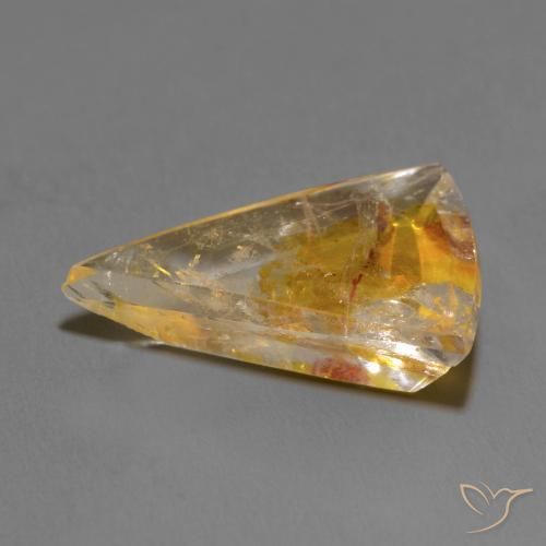 Cuarzo con marcasita Multicolor natural de 14.28 ct, Trillón, Transparente