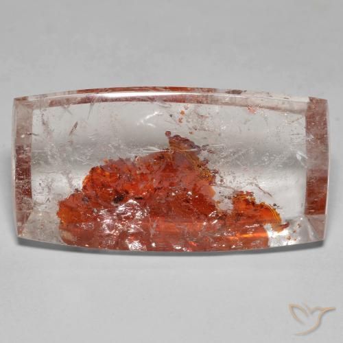 29.59ct Natural Multicolor Cuarzo con marcasita, Corte Baguette, Transparente