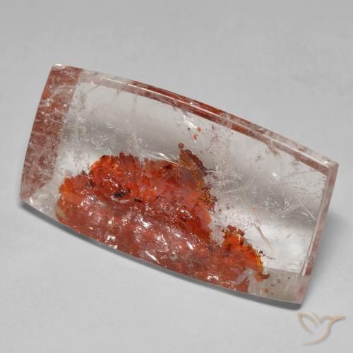 Cuarzo con marcasita Multicolor natural de 29.59 ct, Corte Baguette, Transparente