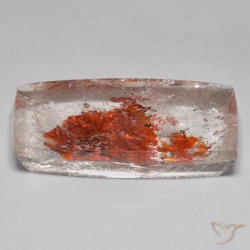 Cuarzo con marcasita Multicolor natural de 29.59 ct, Corte Baguette, Transparente