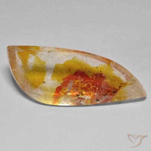 33.53ct Natural Multicolor Cuarzo con marcasita, Elegante, Transparente