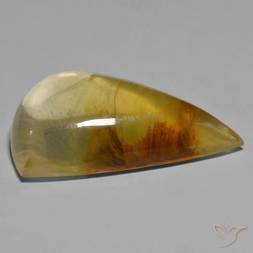 Cuarzo con marcasita Multicolor natural de 44.10 ct, Elegante, Transparente