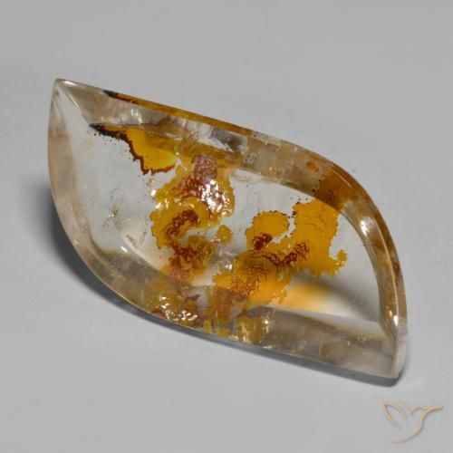 33.96ct Natural Multicolor Cuarzo con marcasita, Elegante, Transparente