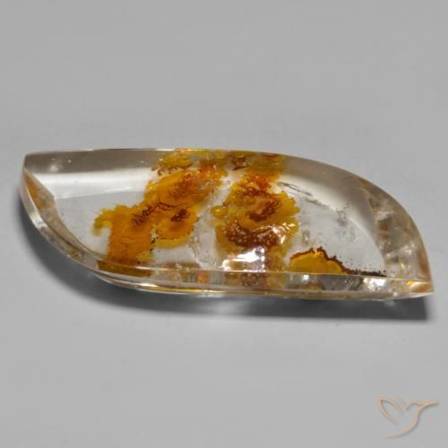 Cuarzo con marcasita Multicolor natural de 33.96 ct, Elegante, Transparente