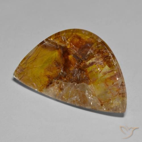 Cuarzo con marcasita Multicolor natural de 30.25 ct, Elegante, Transparente