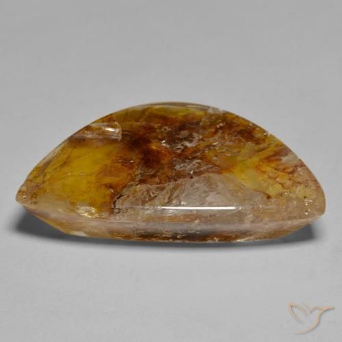 Cuarzo con marcasita Multicolor natural de 30.25 ct, Elegante, Transparente