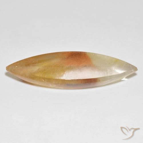 Cuarzo con marcasita Multicolor natural de 33.18 ct, Marquesa, Transparente