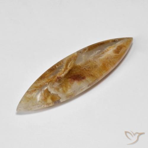 Cuarzo con marcasita Multicolor natural de 19.87 ct, Marquesa, Translúcido