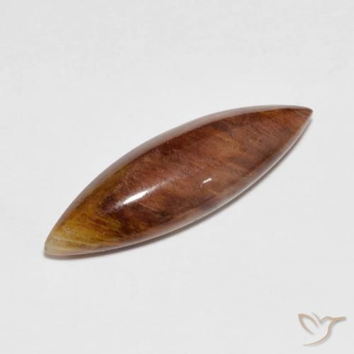 Cuarzo con marcasita Multicolor natural de 4.91 ct, Marquesa, Opaco