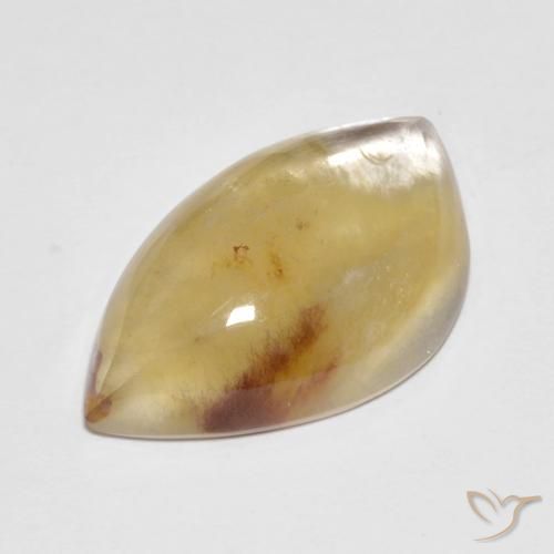 Cuarzo con marcasita Multicolor natural de 15.66 ct, Elegante, Translúcido