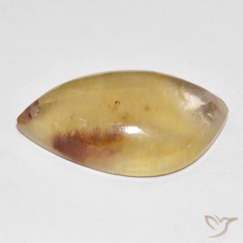 Cuarzo con marcasita Multicolor natural de 15.66 ct, Elegante, Translúcido