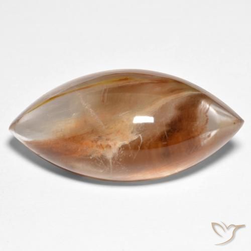 28.92ct Natural Multicolor Cuarzo con marcasita, Marquesa, Transparente