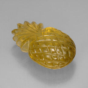 Cuarzo amarillo natural de 66,64 ct, transparente, transparente / translúcido