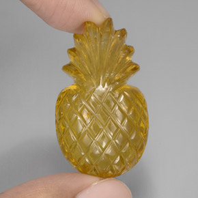 Cuarzo amarillo natural de 66,64 ct, transparente, transparente / translúcido