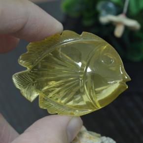Cuarzo amarillo natural de 100,05 ct, forma elegante, transparente