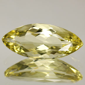 Cuarzo Limón natural de 3.00 ct, Marquesa, VS