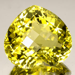 Cuarzo amarillo natural de 77,27 ct, forma de corazón, IF