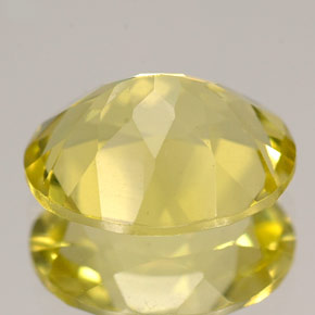 Cuarzo amarillo natural de 4,07 ct, corte óvalo, VVS