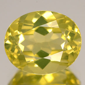 Cuarzo amarillo natural de 3,61 ct, corte óvalo, VVS-VS