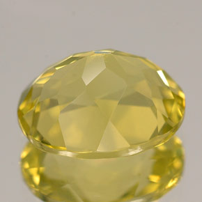 Cuarzo amarillo natural de 3,61 ct, corte óvalo, VVS-VS