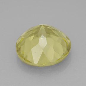 Cuarzo amarillo natural de 5,28 ct, corte redondo, VVS-VS