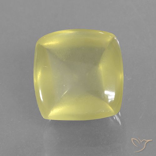 8.86ct Natural Amarillo claro Cuarzo, Forma Cojín, Translúcido, Photo A