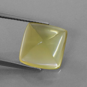 Cuarzo amarillo natural de 7,60 ct, transparente, transparente / translúcido