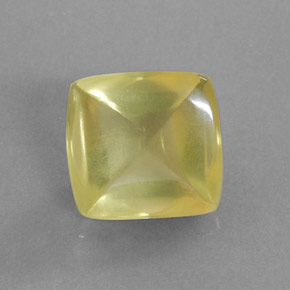 Cuarzo amarillo natural de 7,60 ct, transparente, transparente / translúcido